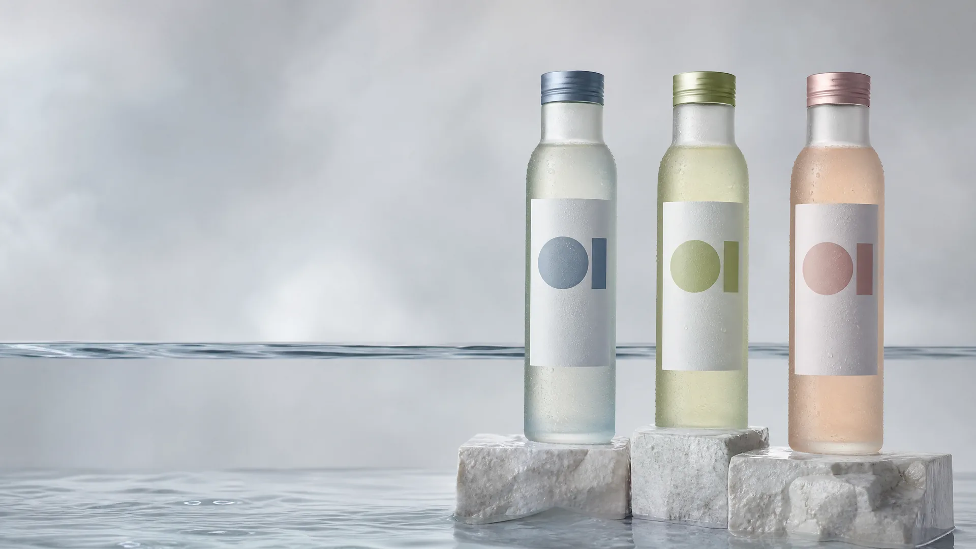 留白气泡茶品牌视觉